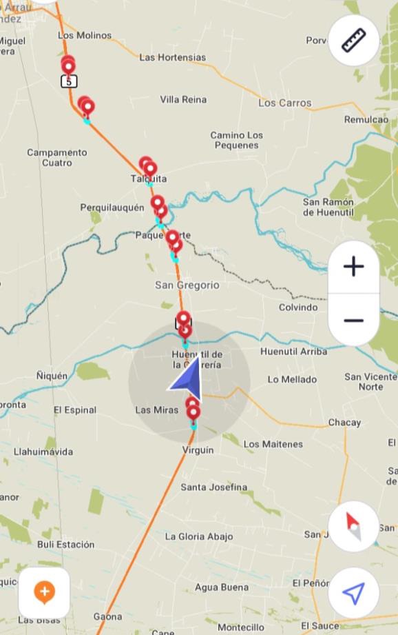 Cartilla GPS de equipos en operación